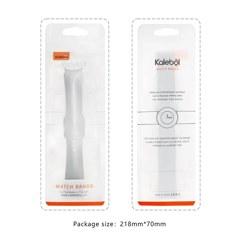 KALEBOL Samsung Galaxy Watch4 / Watch 5 / Watch6 Silicone Watch Bands Waterproof Soft Strap