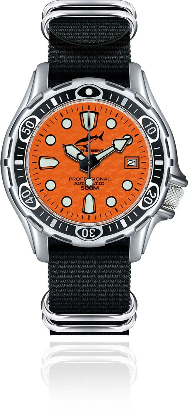 Chris Benz Deep CB-500A-O-NBS Herrenuhr • 500m • Saphirglas