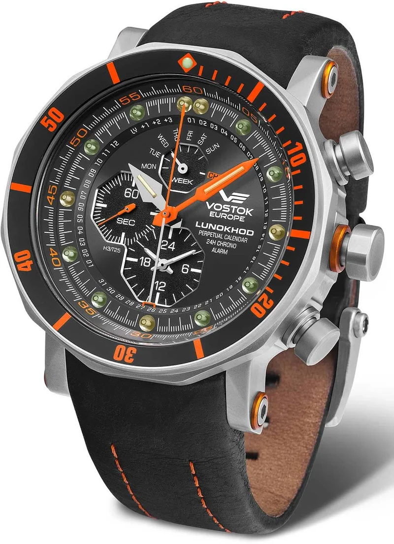 Vostok Europe Lunokhod-2 YM86-620A506 Herrenuhr • Tritium-Beleuchtung • 20 ATM