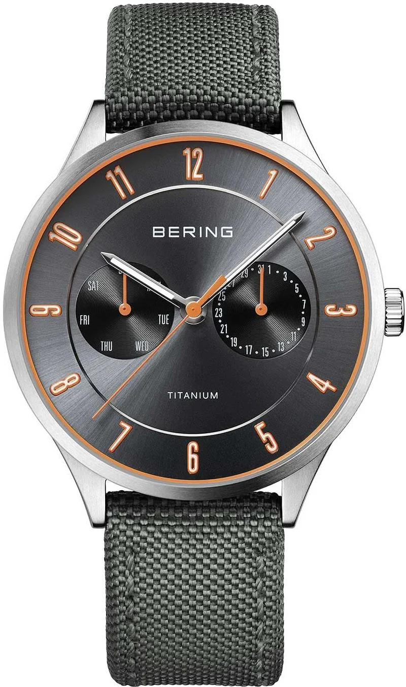 Bering Titanium 11539-879 Herrenuhr • Ultraleichtes Titan • Saphirglas