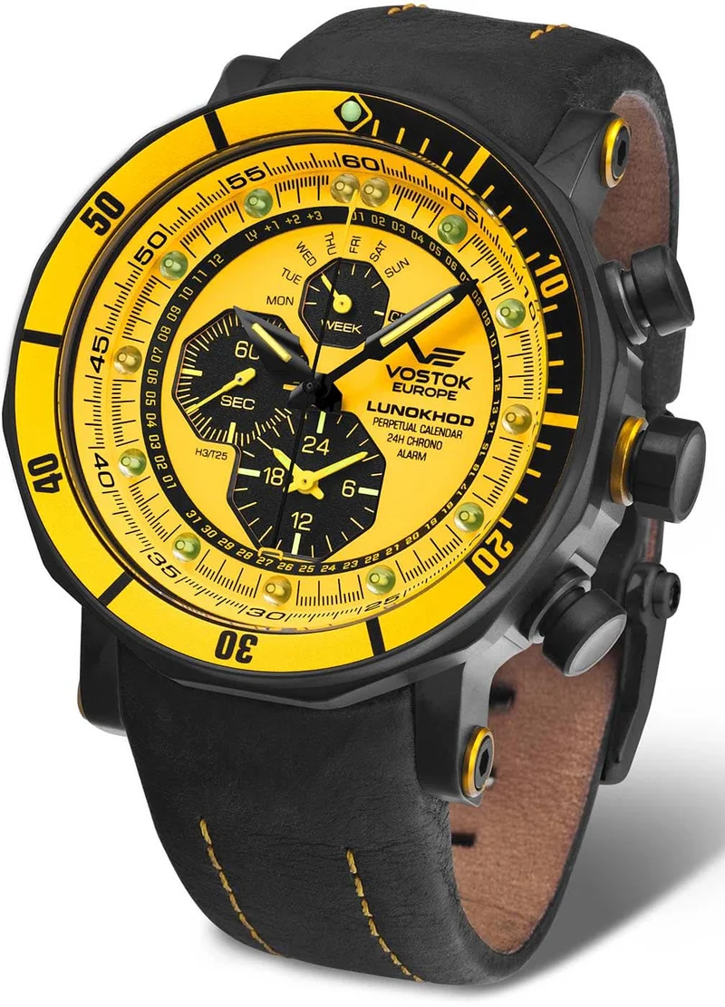 Vostok Europe Lunokhod-2 YM86-620C504 Herrenuhr • Tritium • 30 ATM
