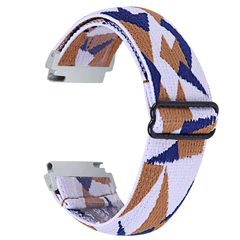 Huawei Watch 4 Pro / Watch GT 3 / 2 46mm Nylon Watch Band 22mm Quick Release Replacement Elastic Watch Strap - 1#