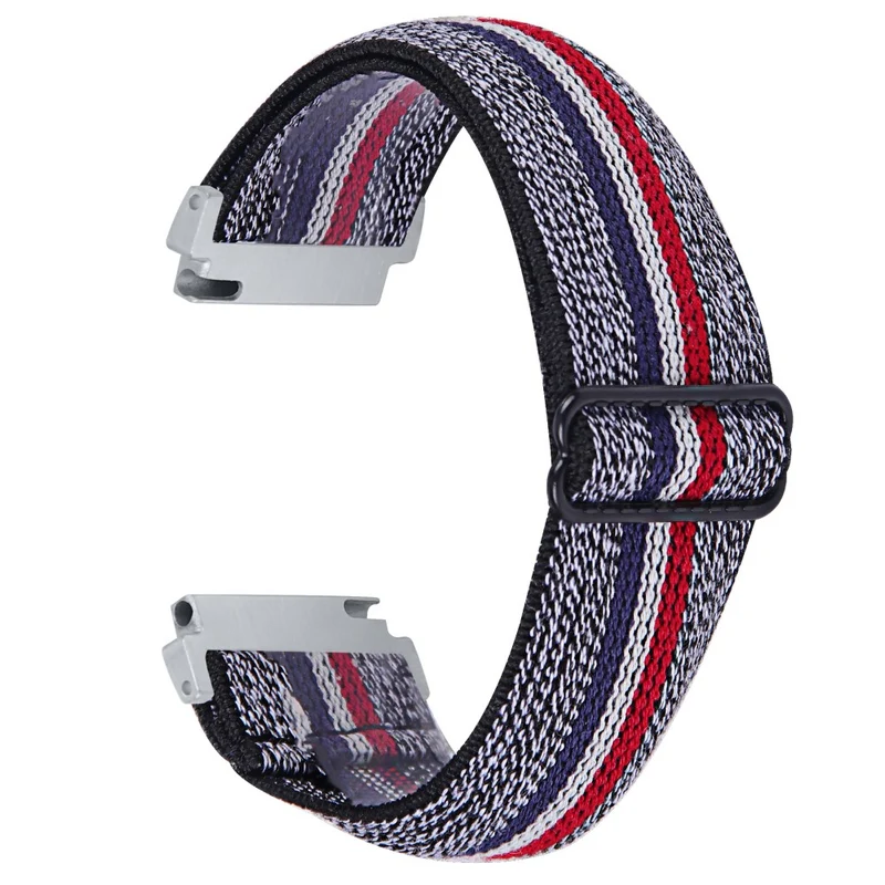 Huawei Watch 4 Pro / Watch GT 3 / 2 46mm Nylon Watch Band 22mm Quick Release Replacement Elastic Watch Strap - 1#