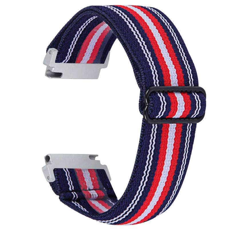 Huawei Watch 4 Pro / Watch GT 3 / 2 46mm Nylon Watch Band 22mm Quick Release Replacement Elastic Watch Strap - 1#