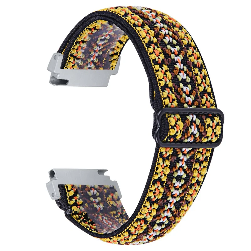 Huawei Watch 4 Pro / Watch GT 3 / 2 46mm Nylon Watch Band 22mm Quick Release Replacement Elastic Watch Strap - 1#