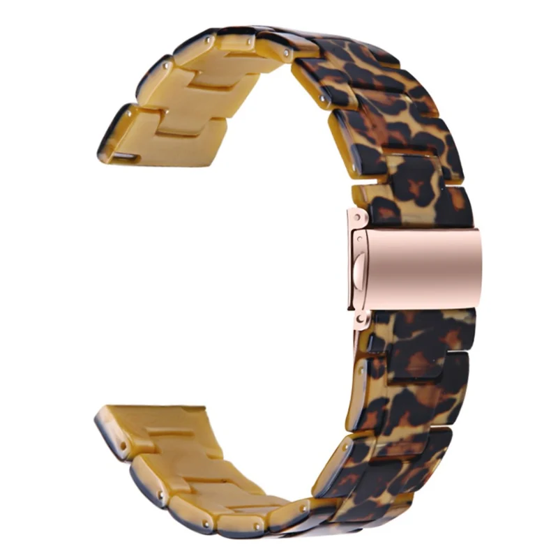 Huawei Watch 4 Pro / Watch GT 3 / 2 46mm Replacement Watch Band Water Resistant 22mm Resin Watch Strap - Blue / Pink