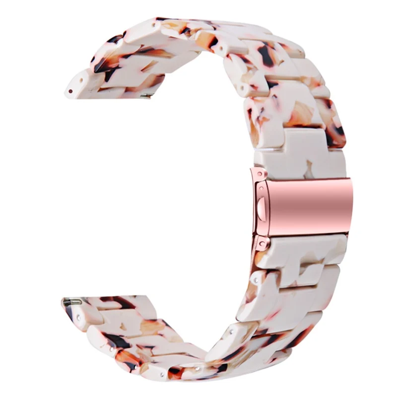Huawei Watch 4 Pro / Watch GT 3 / 2 46mm Replacement Watch Band Water Resistant 22mm Resin Watch Strap - Blue / Pink