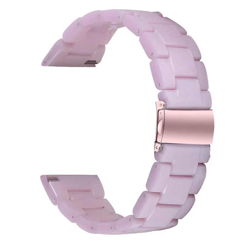Huawei Watch 4 Pro / Watch GT 3 / 2 46mm Replacement Watch Band Water Resistant 22mm Resin Watch Strap - Blue / Pink