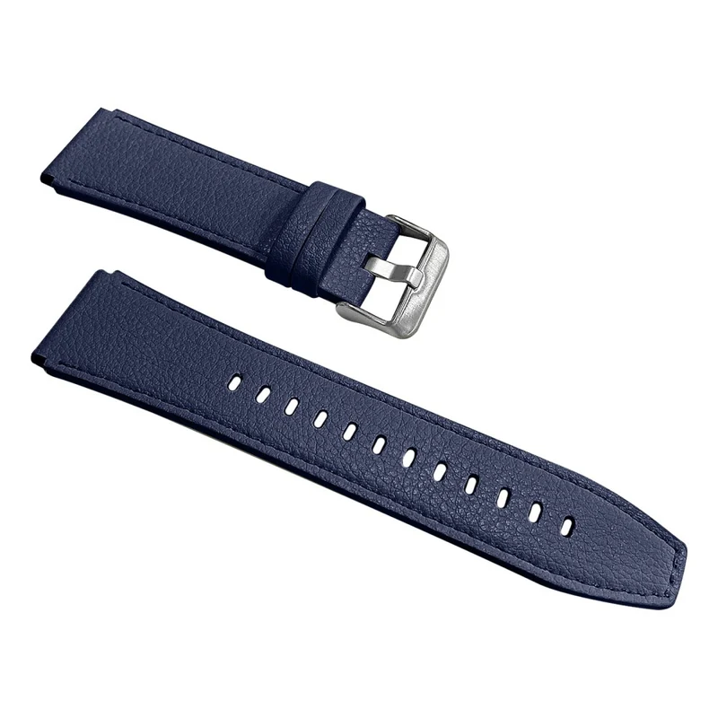 Huawei Watch 4 Pro / Watch GT 3 / 2 46mm Quick Release Watch Band 22mm Top-Layer Cowhide Leather Wrist Strap