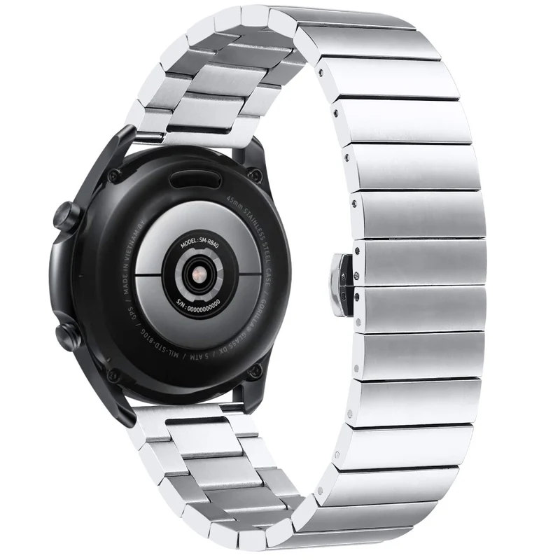 Huawei Watch 4 Pro / Watch GT 3 / Watch GT 2 Stainless Steel Band 22mm Butterfly Buckle Replacement Strap