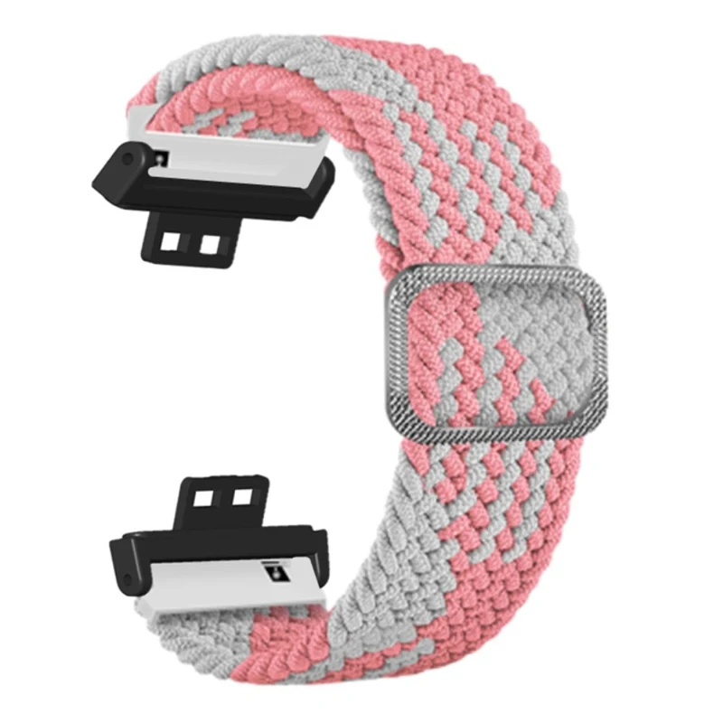 Huawei Watch Fit / Watch Fit Special Edition Watch Band Nylon Braided Elastic Wrist Strap - Rainbow