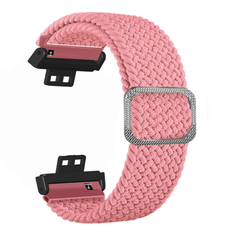 Huawei Watch Fit / Watch Fit Special Edition Watch Band Nylon Braided Elastic Wrist Strap - Rainbow
