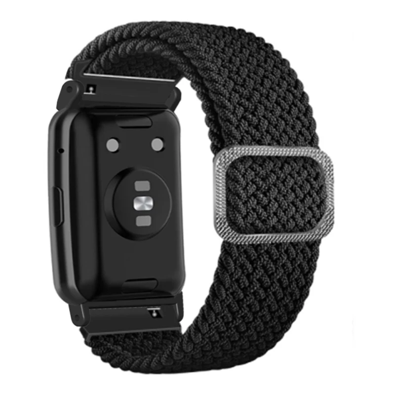 Huawei Watch Fit / Watch Fit Special Edition Watch Band Nylon Braided Elastic Wrist Strap - Rainbow
