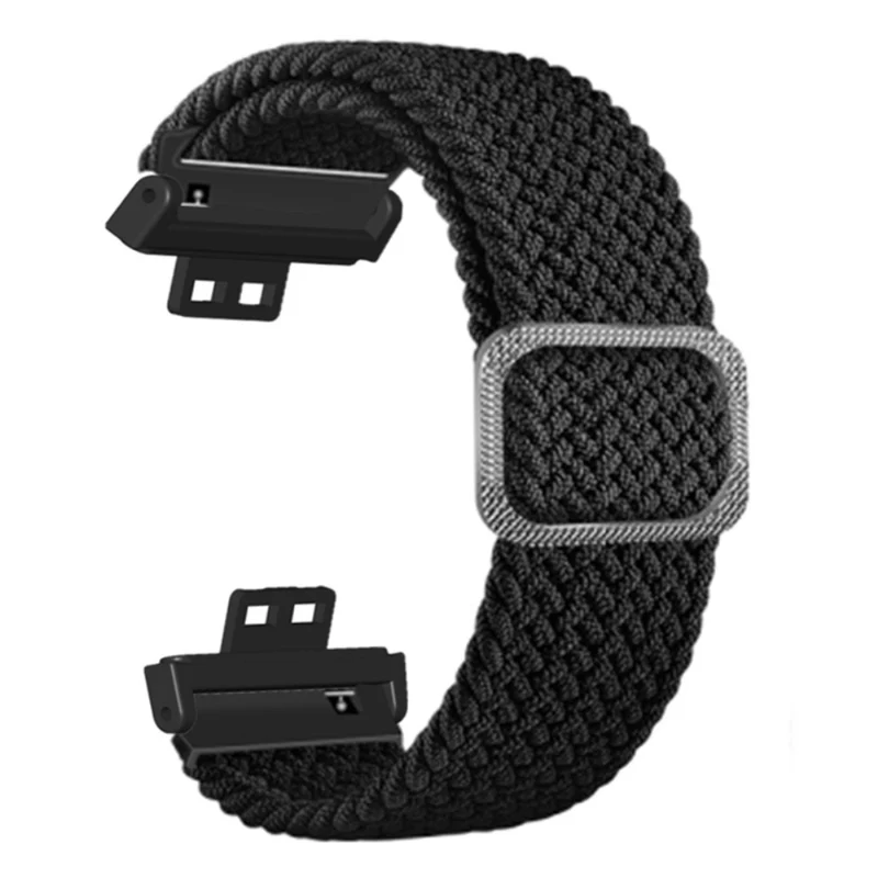 Huawei Watch Fit / Watch Fit Special Edition Watch Band Nylon Braided Elastic Wrist Strap - Rainbow