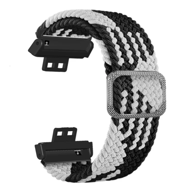Huawei Watch Fit / Watch Fit Special Edition Watch Band Nylon Braided Elastic Wrist Strap - Rainbow