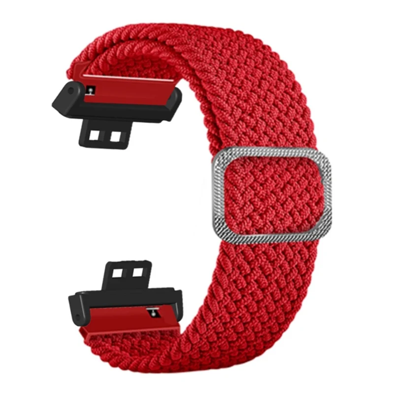 Huawei Watch Fit / Watch Fit Special Edition Watch Band Nylon Braided Elastic Wrist Strap - Rainbow