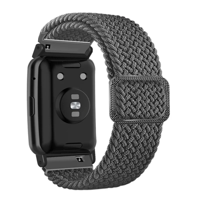 Huawei Watch Fit / Watch Fit Special Edition Watch Band Nylon Braided Elastic Wrist Strap - Rainbow