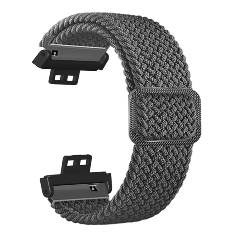Huawei Watch Fit / Watch Fit Special Edition Watch Band Nylon Braided Elastic Wrist Strap - Rainbow