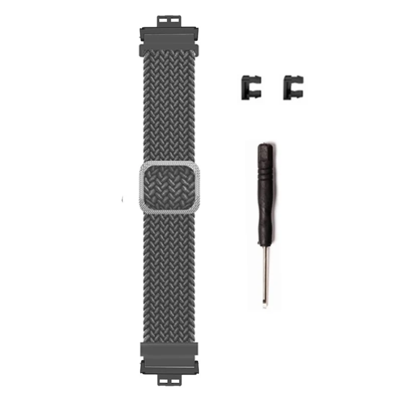 Huawei Watch Fit / Watch Fit Special Edition Watch Band Nylon Braided Elastic Wrist Strap - Rainbow