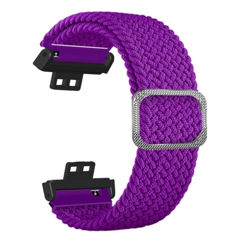 Huawei Watch Fit / Watch Fit Special Edition Watch Band Nylon Braided Elastic Wrist Strap - Rainbow