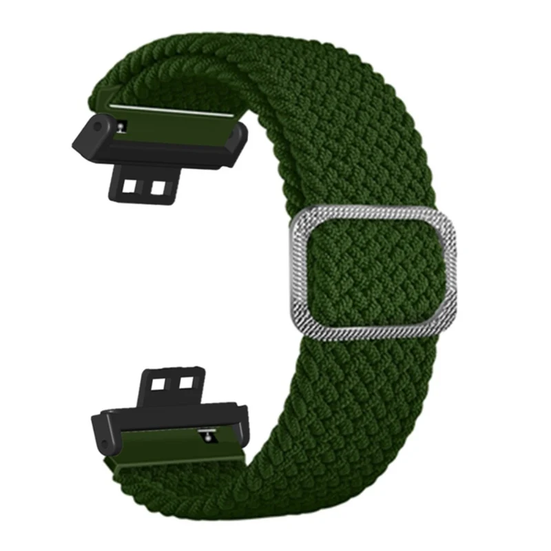 Huawei Watch Fit / Watch Fit Special Edition Watch Band Nylon Braided Elastic Wrist Strap - Rainbow