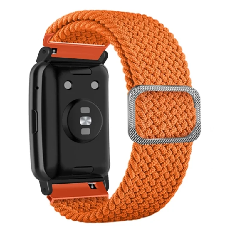 Huawei Watch Fit / Watch Fit Special Edition Watch Band Nylon Braided Elastic Wrist Strap - Rainbow
