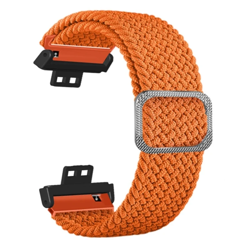 Huawei Watch Fit / Watch Fit Special Edition Watch Band Nylon Braided Elastic Wrist Strap - Rainbow