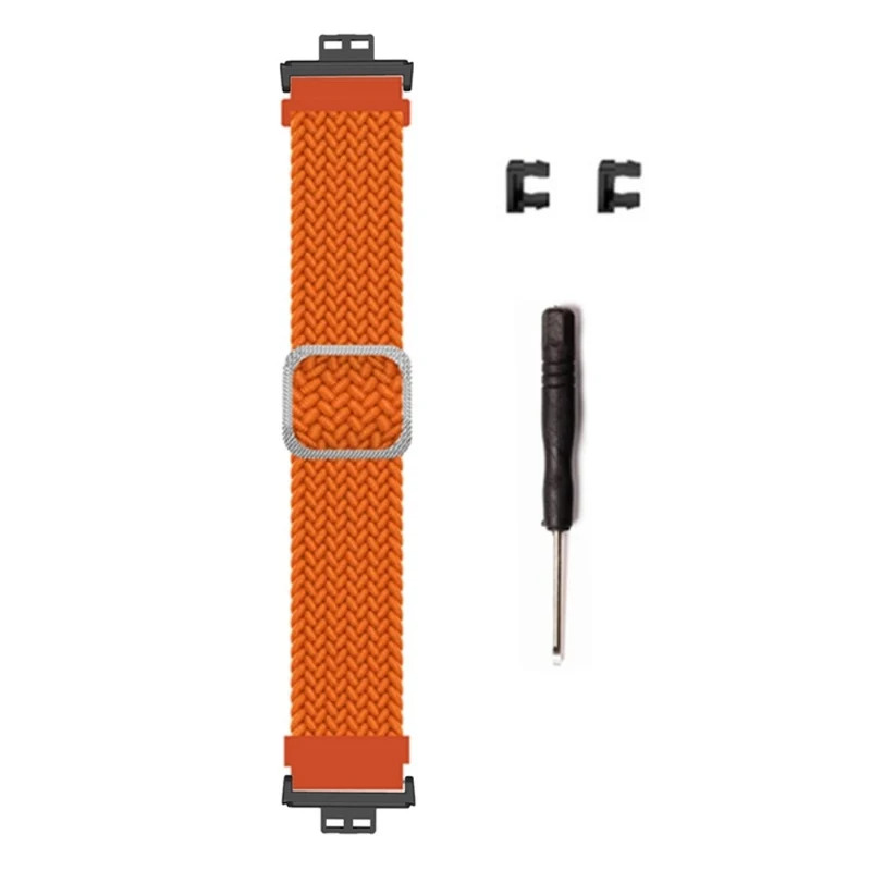 Huawei Watch Fit / Watch Fit Special Edition Watch Band Nylon Braided Elastic Wrist Strap - Rainbow