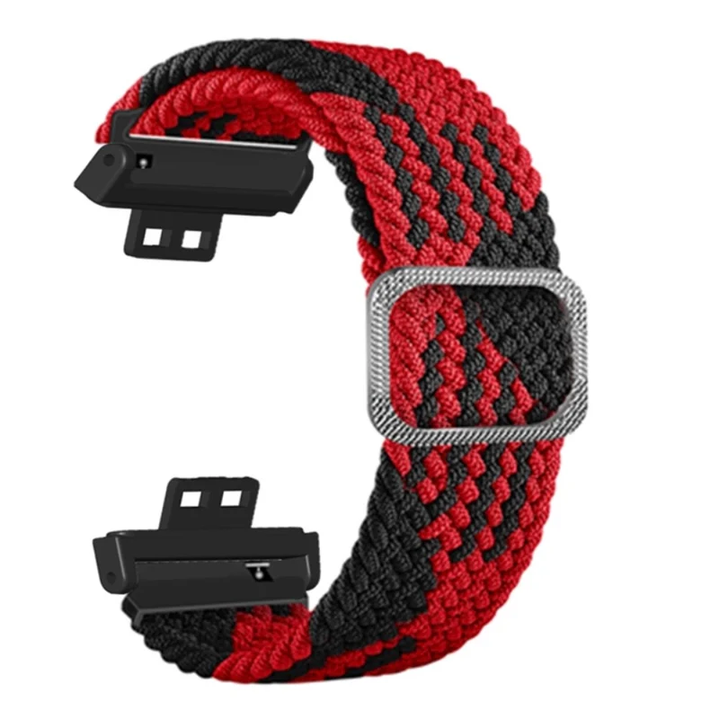 Huawei Watch Fit / Watch Fit Special Edition Watch Band Nylon Braided Elastic Wrist Strap - Rainbow