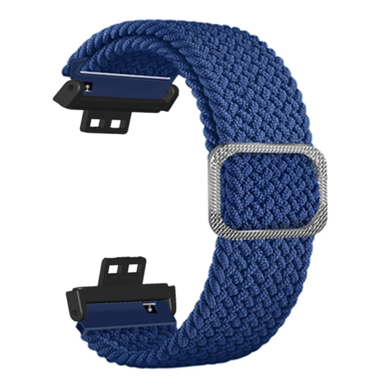 Huawei Watch Fit / Watch Fit Special Edition Watch Band Nylon Braided Elastic Wrist Strap - Rainbow