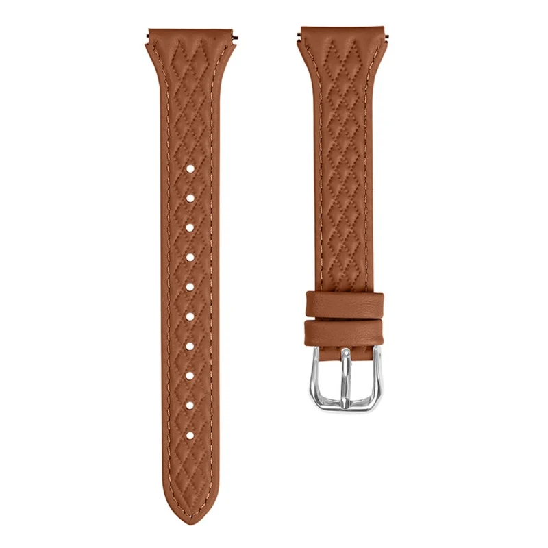 Garmin Vivomove HR / Vivomove Rhombus Design Top-layer Cow Leather Watch Bracelet Band