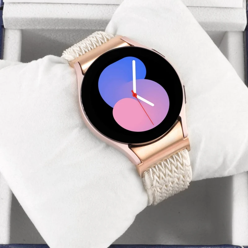 Samsung Galaxy Watch6 / Watch6 Classic / Watch 5 Wave Shape Watch Strap Braided Wrist Band