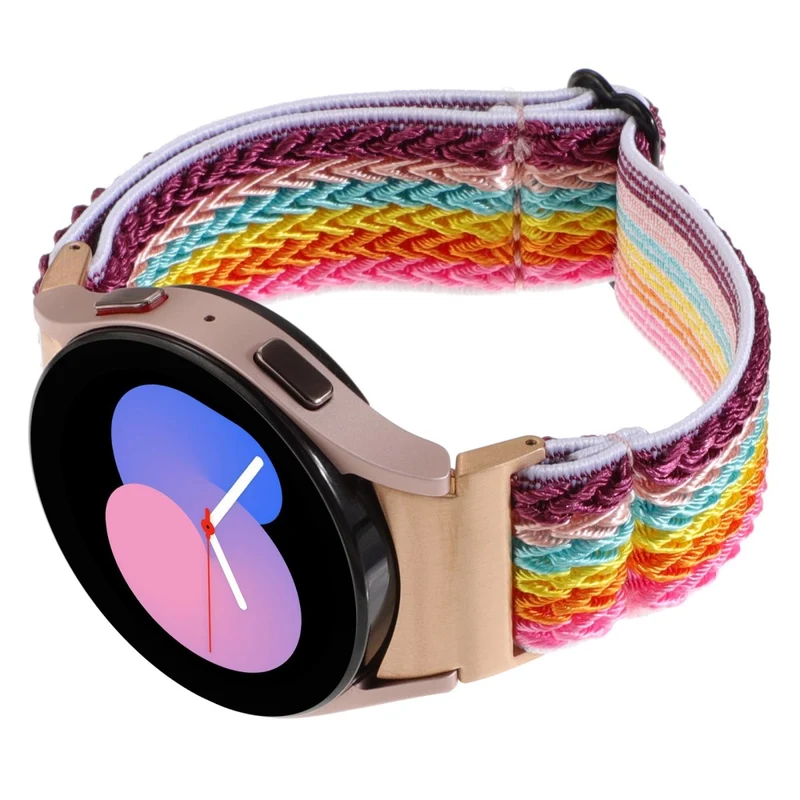 Samsung Galaxy Watch6 / Watch6 Classic / Watch 5 Wave Shape Watch Strap Braided Wrist Band