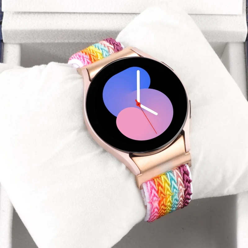 Samsung Galaxy Watch6 / Watch6 Classic / Watch 5 Wave Shape Watch Strap Braided Wrist Band