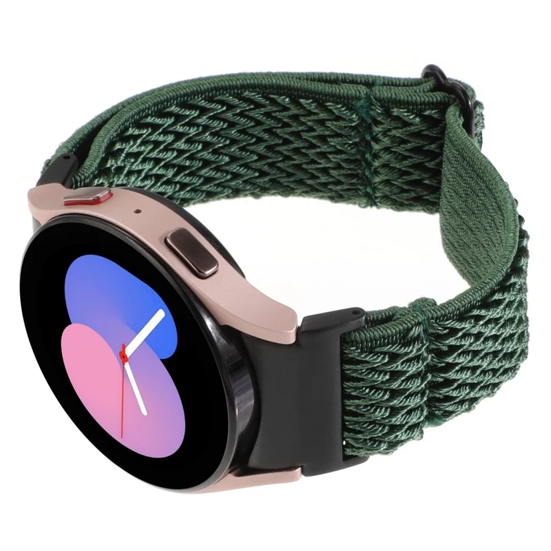 Samsung Galaxy Watch6 / Watch6 Classic / Watch 5 Wave Shape Watch Strap Braided Wrist Band
