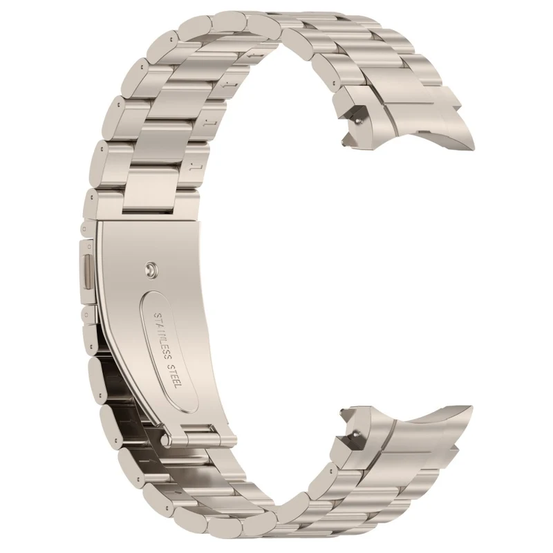 Samsung Galaxy Watch6 / Watch6 Classic / Watch 5 Watch Band 3-Beads Titanium Steel Strap