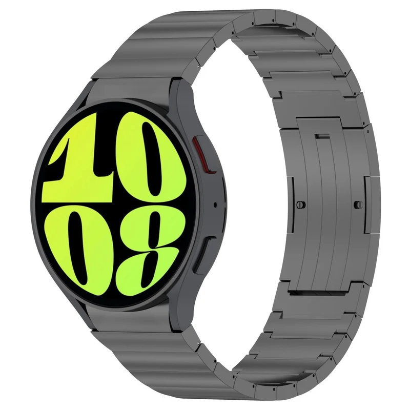 Samsung Galaxy Watch6 / Watch6 Classic / Watch 5 Titanium Steel Watch Band Press Buckle Strap
