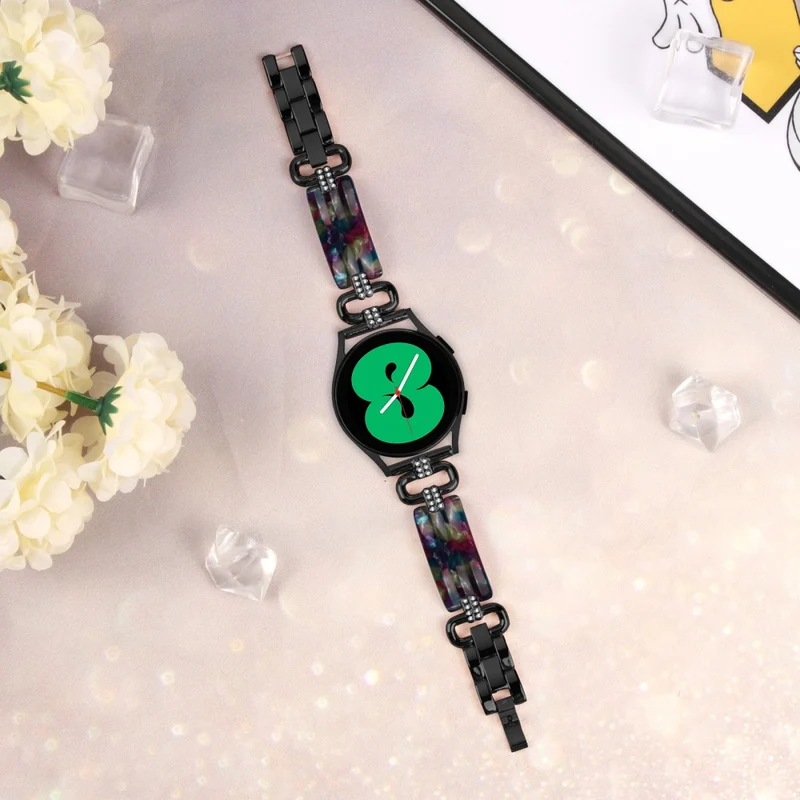 Samsung Galaxy Watch4 Active Classic / Watch 5 Pro Active Resin Smart Watch Strap