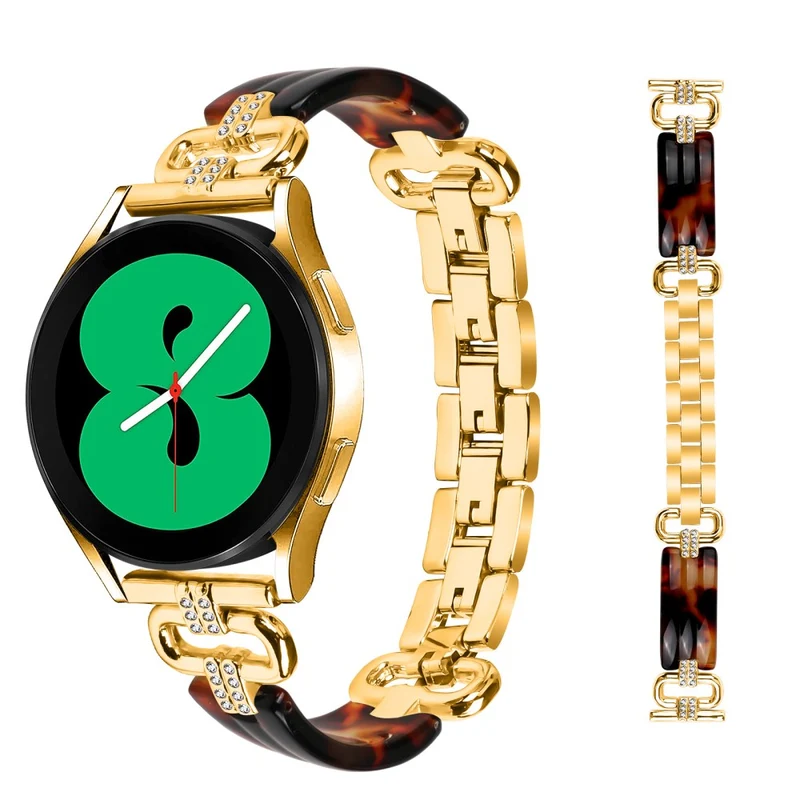 Samsung Galaxy Watch4 Active Classic / Watch 5 Pro Active Resin Smart Watch Strap