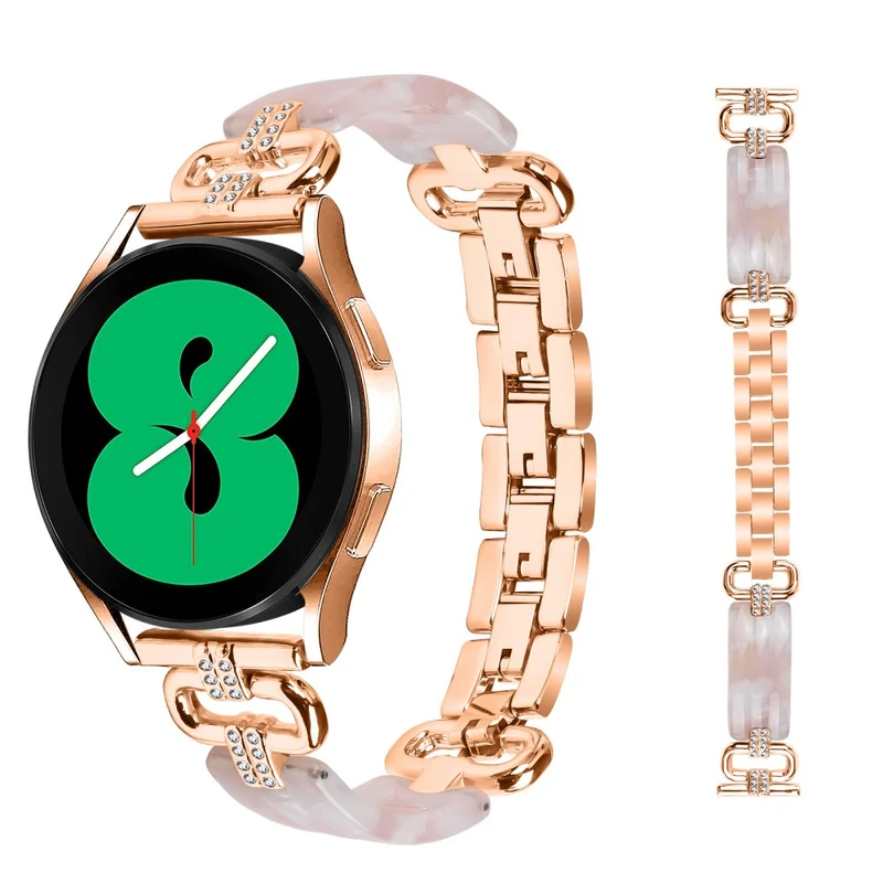 Samsung Galaxy Watch4 Active Classic / Watch 5 Pro Active Resin Smart Watch Strap