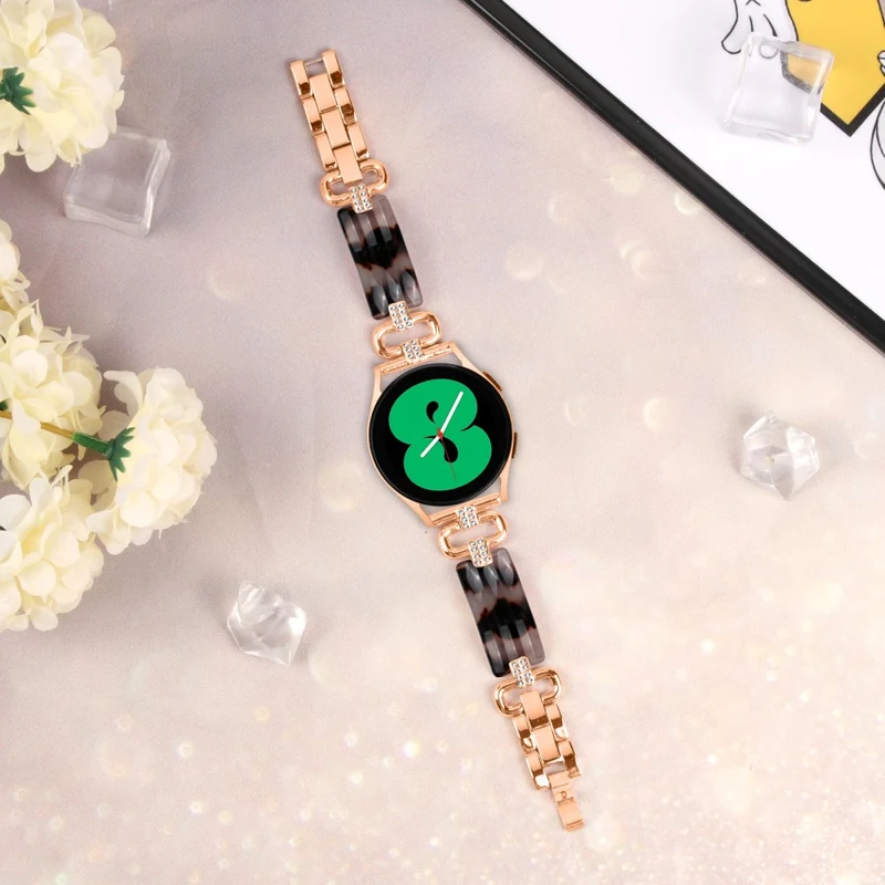 Samsung Galaxy Watch4 Active Classic / Watch 5 Pro Active Resin Smart Watch Strap