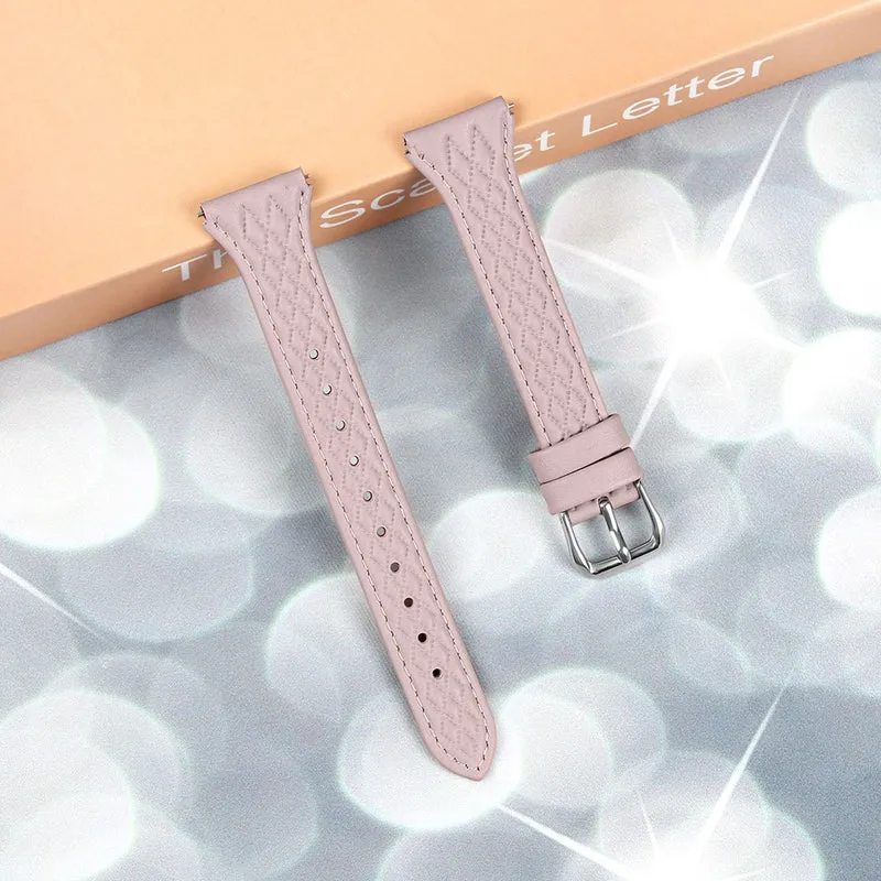 Samsung Galaxy Watch4 / Watch4 Classic / Watch4 Active / Watch 5 / 5 Pro Top-Layer Cow Leather Watch Band