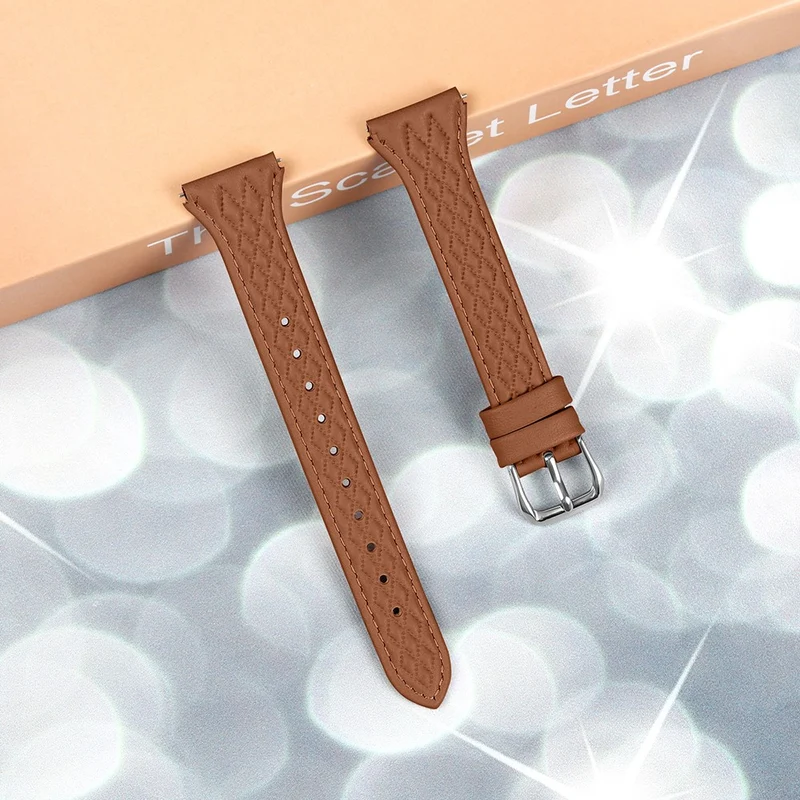 Samsung Galaxy Watch4 / Watch4 Classic / Watch4 Active / Watch 5 / 5 Pro Top-Layer Cow Leather Watch Band