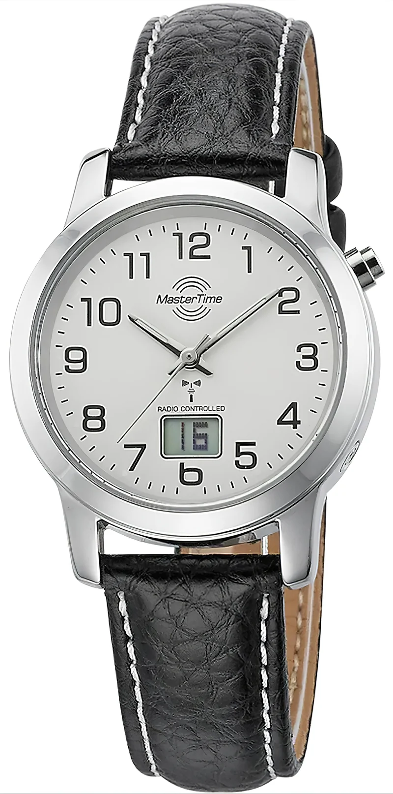 Master Time Basic Funk MTLA-10295-12L Damenuhr • Präzise Funktechnik • Klare Ablesbarkeit