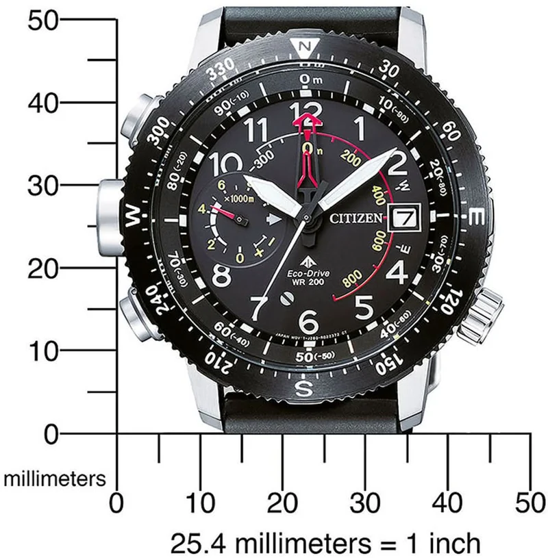 Citizen BN4044-15E Herrenuhr • Eco-Drive • Höhenmesser