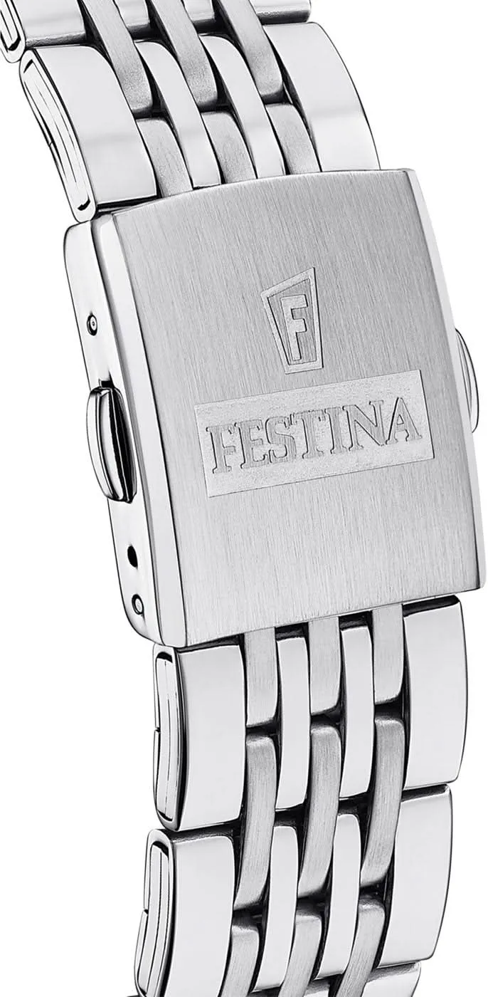 Festina Timeless Chronograph F20285/3 Herrenuhr • Präzises Quarzwerk • Edelstahl