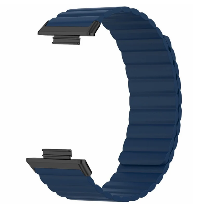 Huawei Watch Fit 2 Magnetic Watch Strap Flexible Adjustable Wristband - Black+Orange