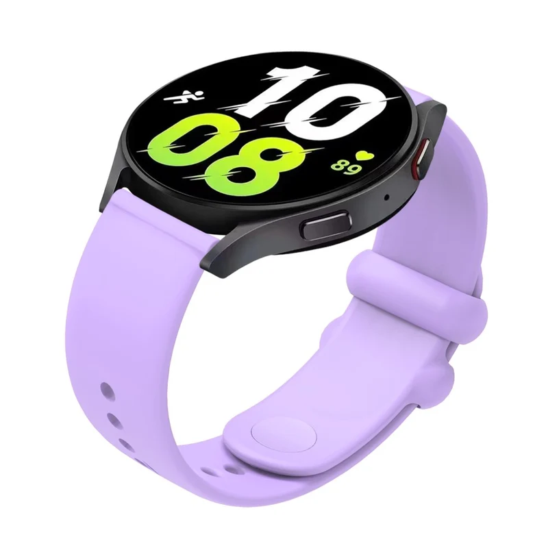 Garmin Vivomove 3 / GarminMove 3 Silicone Strap 20mm Button Buckle Watch Band - Rock Cyan