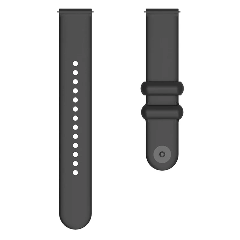 Garmin Vivomove 3 / GarminMove 3 Silicone Strap 20mm Button Buckle Watch Band - Rock Cyan