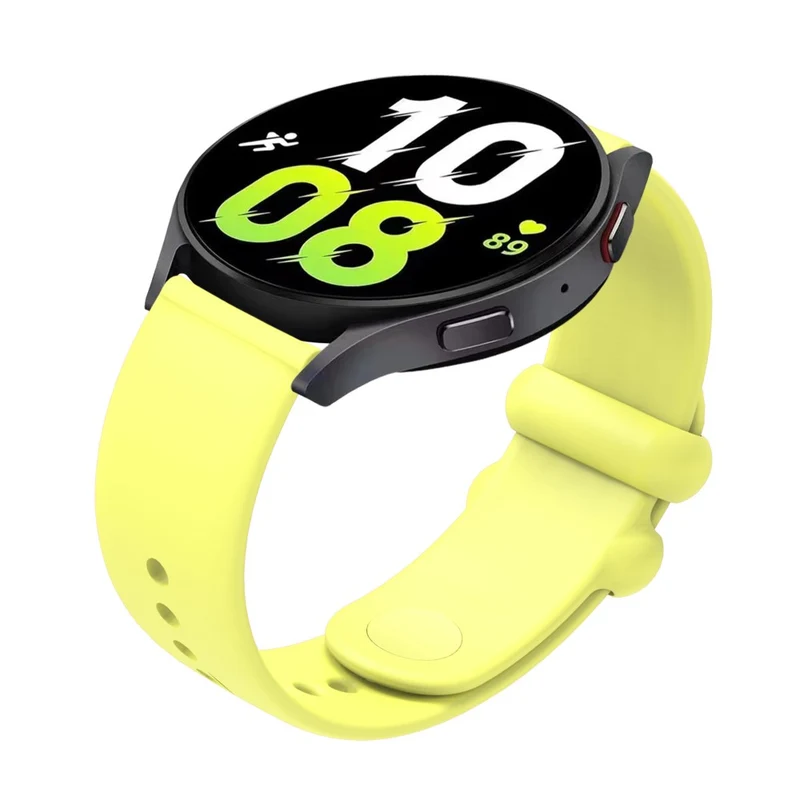 Garmin Vivomove 3 / GarminMove 3 Silicone Strap 20mm Button Buckle Watch Band - Rock Cyan